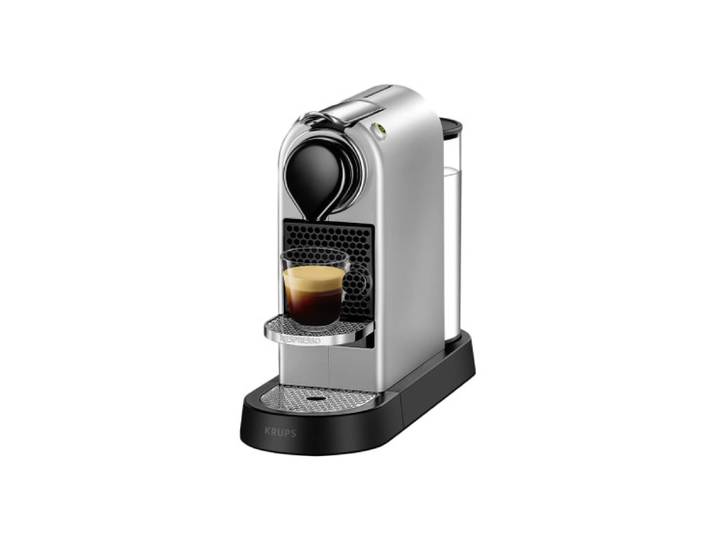 Nespresso CITIZ Silver XN741B10 Maschine mit Kapseln von Krups - Silber