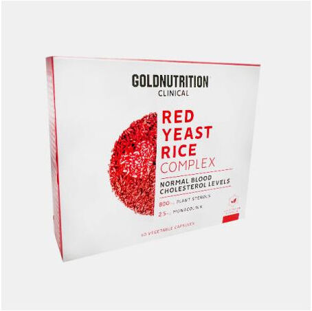 GOLD NUTRITION CLINICAL RED YEAST RICE COMPLEX 60 CAPSULAS