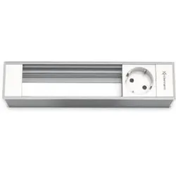Kindermann, Steckdosenleiste, Module holder 4-fold, 1 x mains, 3 x empty (CEE 7/4)