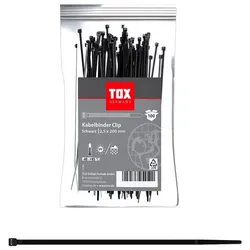 TOX Kabelbinder-Clip 2,5 x 200 mm 100 Stück