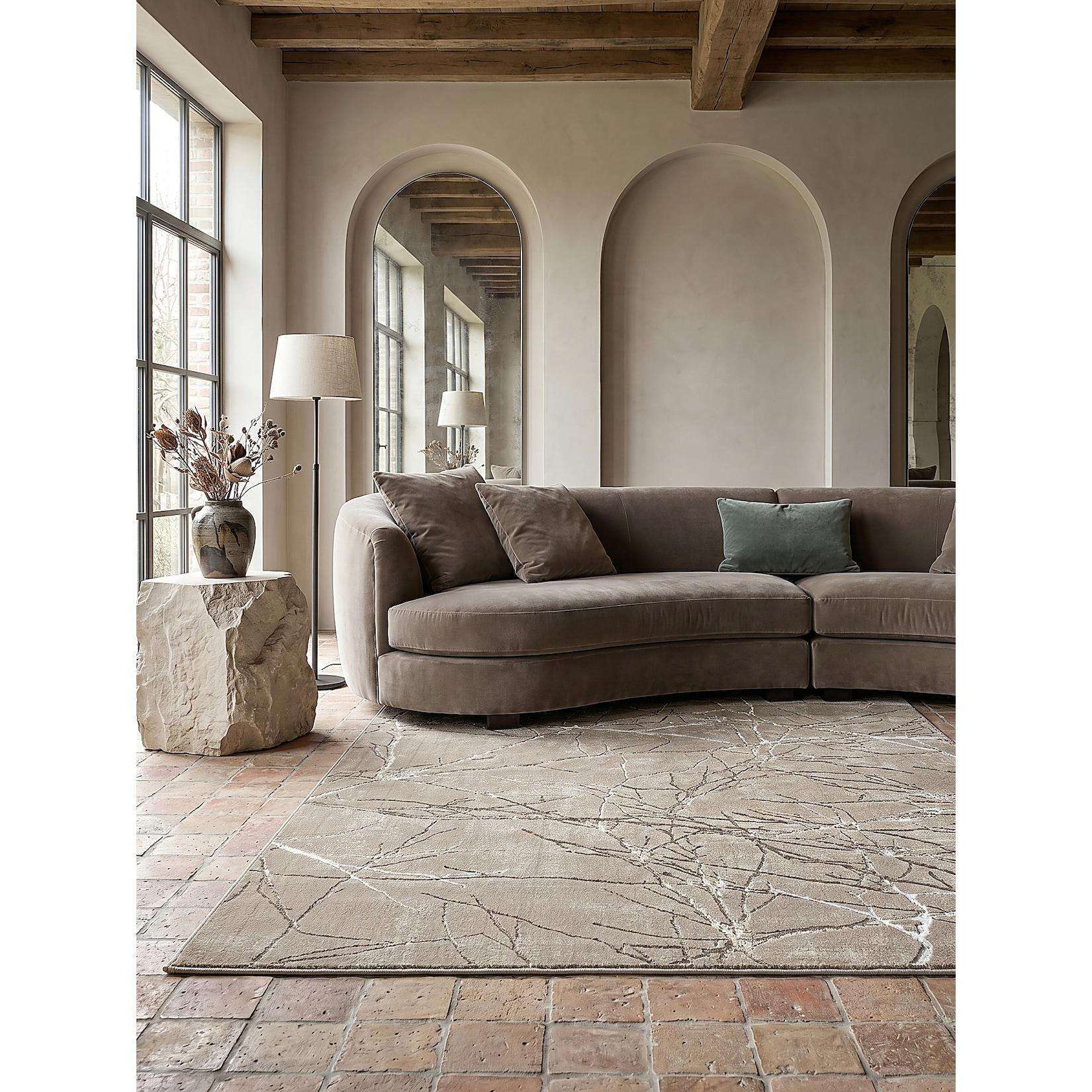 Teppich Kurzflor Beige 120x170 cm - KAVALA Kadima Design