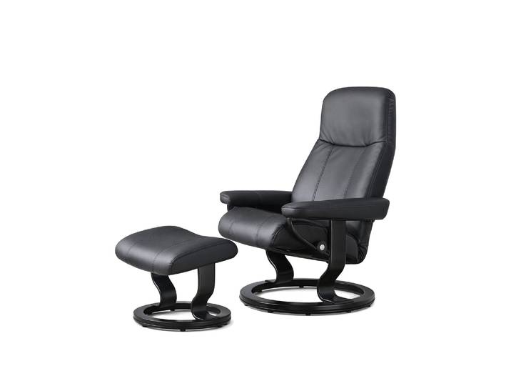 Sessel mit Hocker Consul