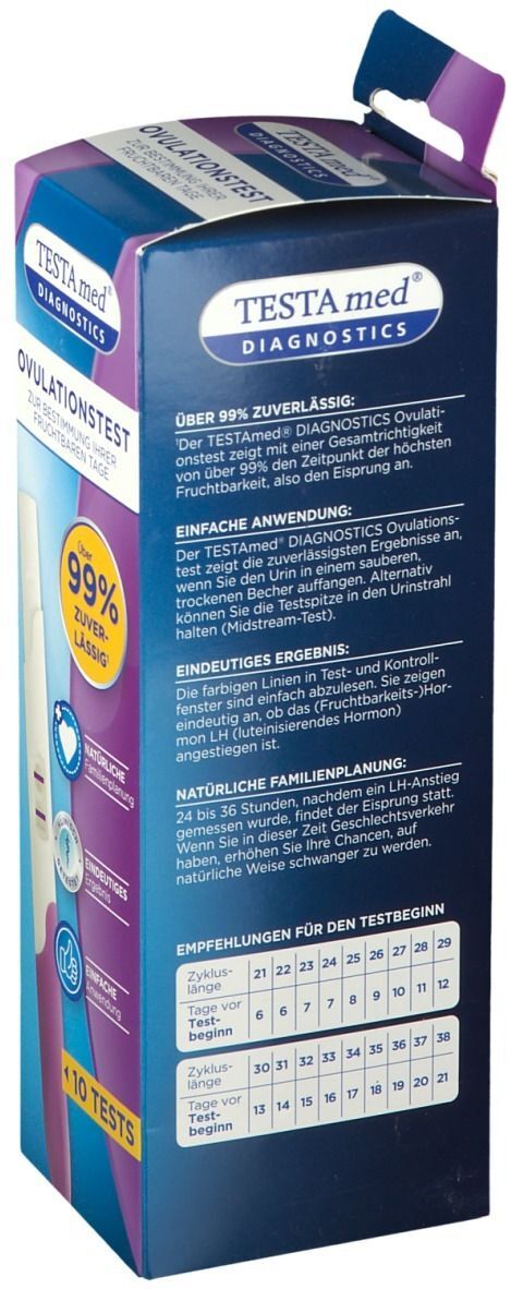 Testamed Ovulationstest Urin 10 St Test