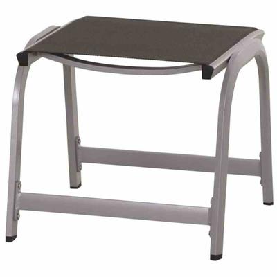 SIENA GARDEN Tesoro Hocker K/D, silber M29547