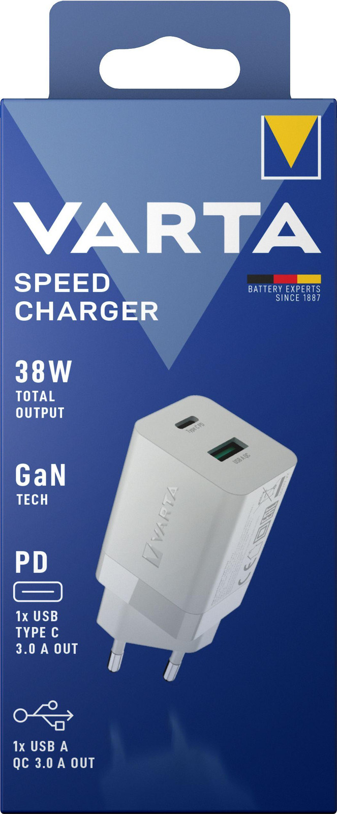 Varta 57955 101 111 Sneloplader 38 W