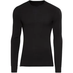 Woolpower, Unisex, Funktionsshirt, 200 Crewneck Unisex (S), Schwarz
