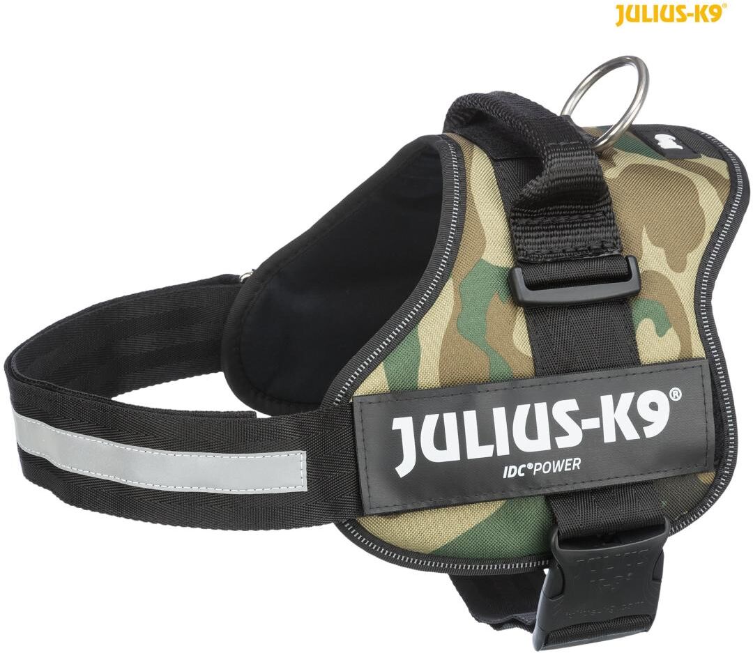 TRIXIE Julius-K9® IDC Powergeschirr®, L / 1: 66–85 cm / 50 mm, camouflage