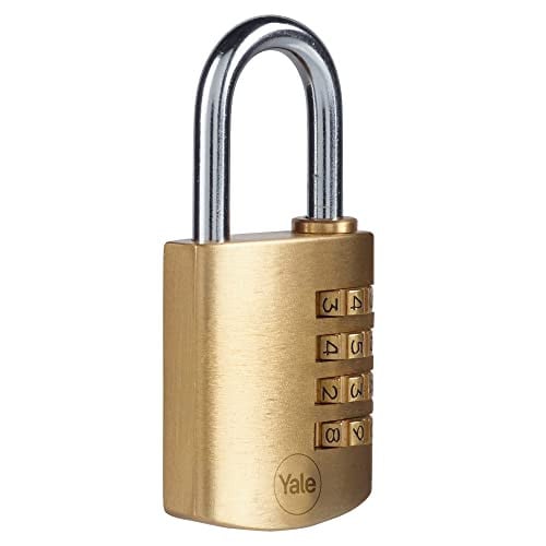 Yale Messing Hangslot met Cijferslot Standard Protection 40 mm