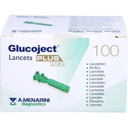Glucoject Lancets Plus 33 G 100 ST