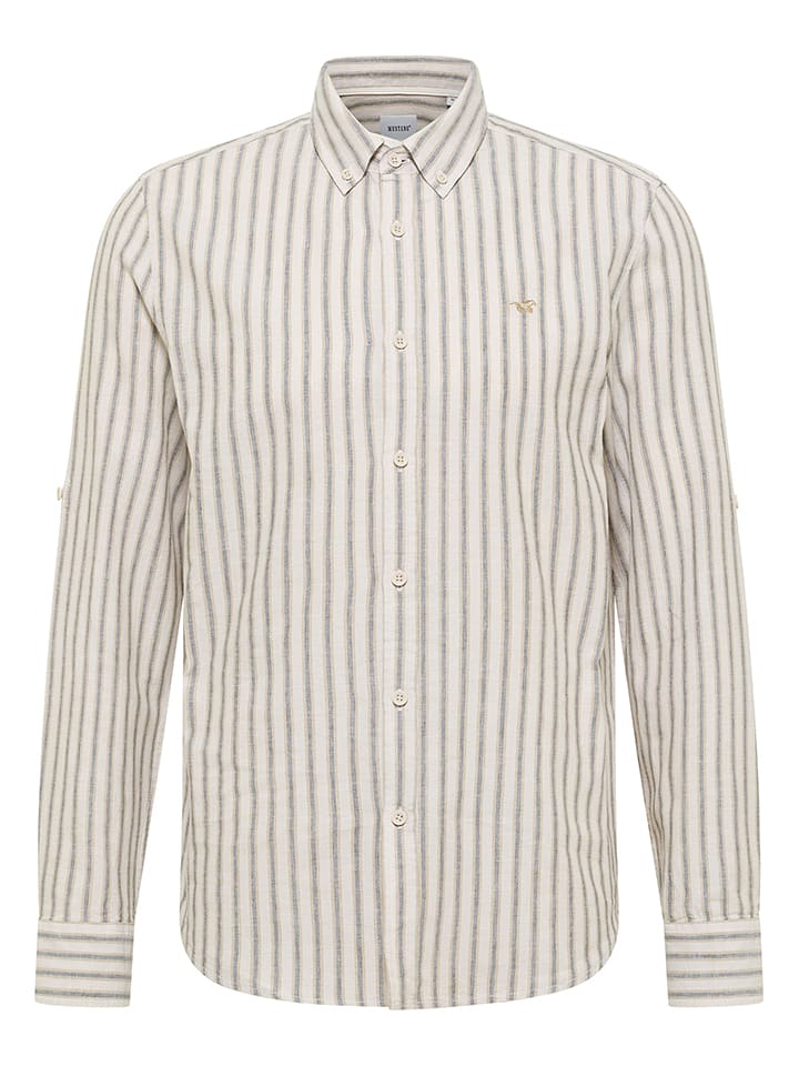 Mustang Hemd "Rawlins" in Beige - XL