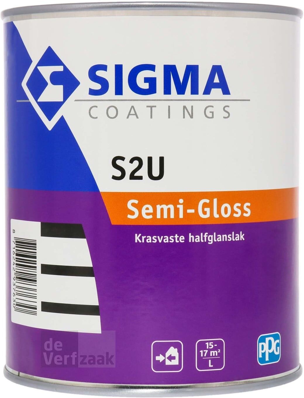 Sigma S2U Semi-Gloss - 1 Liter - Kleur   8716242621706   Verf