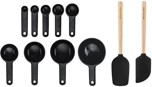 KitchenAid 11 Piece Stand Mixer Baking Set Onyx Black