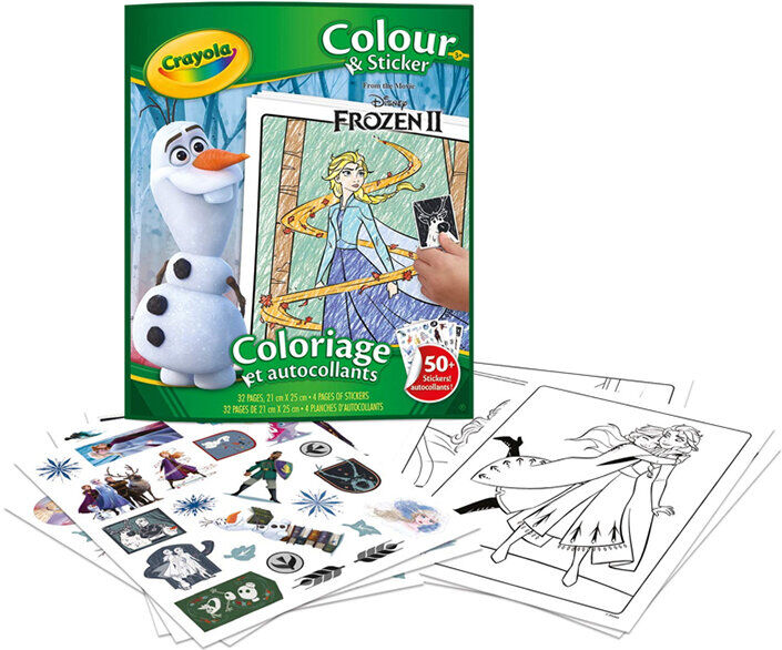 LIVRO COLORIR CRAYOLA FROZEN