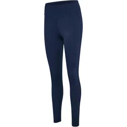 hummel hmlPULSE High-Waist Leggings Damen 7459 - dress blues XS