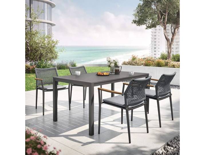 OUTLIV. Aruba Gartenmöbel-Set M (4 Plätze) Tisch 155x90cm