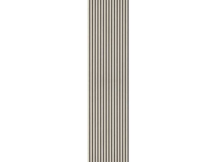 Novel Akustikpaneel Eiche weiß acous Professional, Weiß, Kunststoff, 60x2.1x250 cm, Fsc, Tapeten & Wandverkleidungen, Akustikpaneele