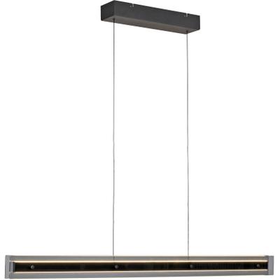 LED Pendelleuchte "LENA", schwarz, 1, H: 80cm, 1 Stk., SCHÖNER WOHNEN-KOLLEKTION, Leuchten, SCHÖNER WOHNEN Kollektion, 3-Stufen Dimmfunktion, Up-und Downlight, LED Pendelleuchte