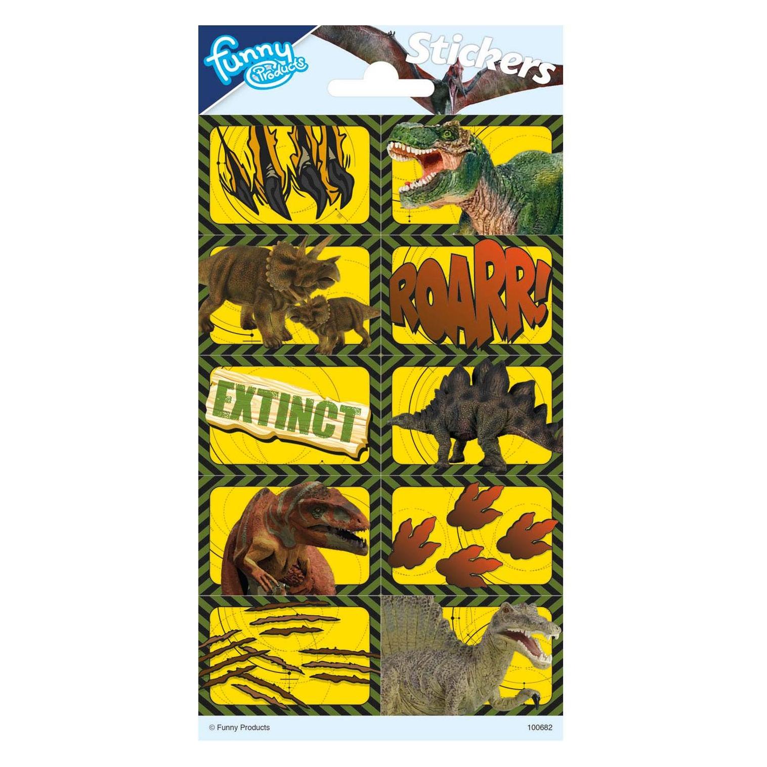 Totum Stickervel Dino (10 Sticker) (100682)
