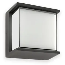Faro Outdoor LED Wandleuchte HIKARI 10W, 3000K, IP65, dunkelgrau FAR-71274