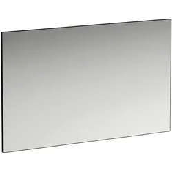 LAUFEN FRAME 25 Spiegel, ohne Beleuchtung, 700x25x1000, H4474069004501, Ausführung: Aluminiumrahmen schwarz matt