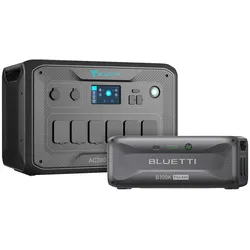 Bluetti AC300 2,7kWh Powerstation mit 1x B300K Speicher Home Backup 3000W - 0% MwSt. (gemäß§12 Abs.3 UstG**)