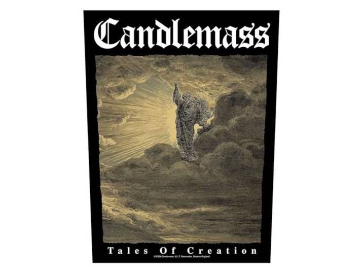 CANDLEMASS rugnaaier backpatch # 2 TALES OF CREATION 36x29cm opnaaier