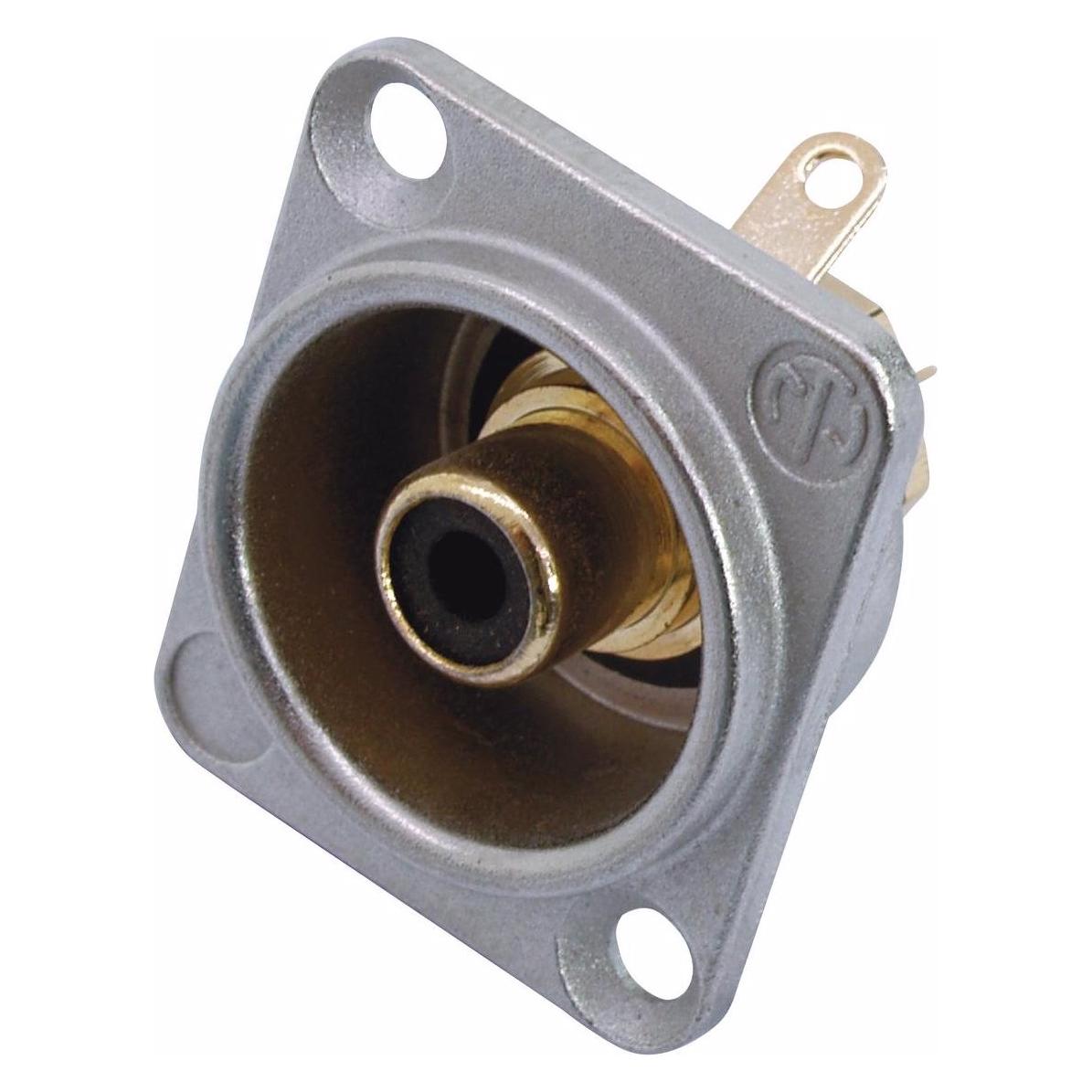 Neutrik Cinch Einbaubuchse sw NF2D0 (30204054)