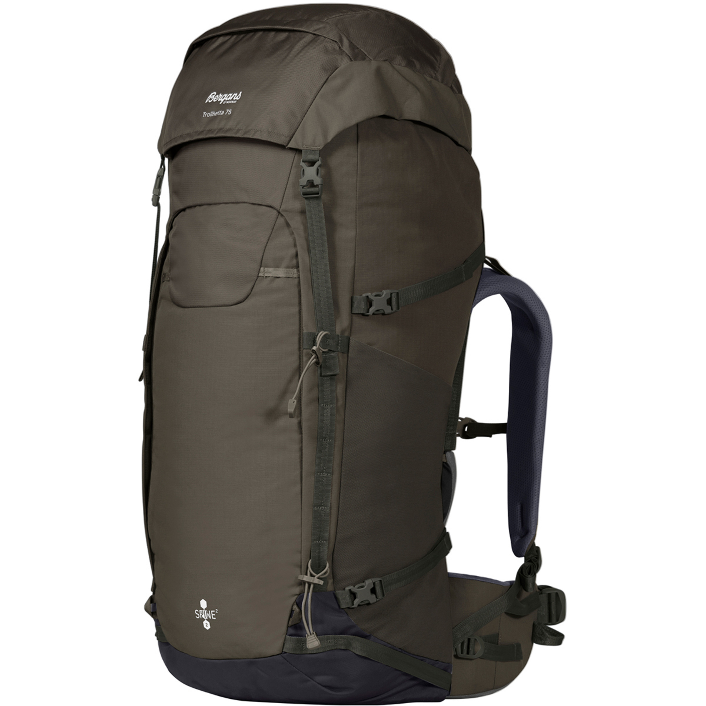 Bergans Trollhetta 75 Trekkingrucksäcke oliv Größe 75L Trekking