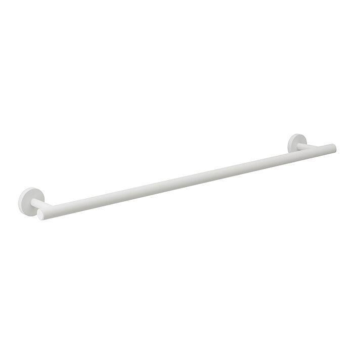Herzbach Deep White Badetuchhalter 23.816000.1.07 Länge 600 mm, Wandmontage, Befestigung verdeckt, weiß matt