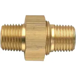 Aircraft Doppelnippel lösbar AG 3/8" x 3/8"