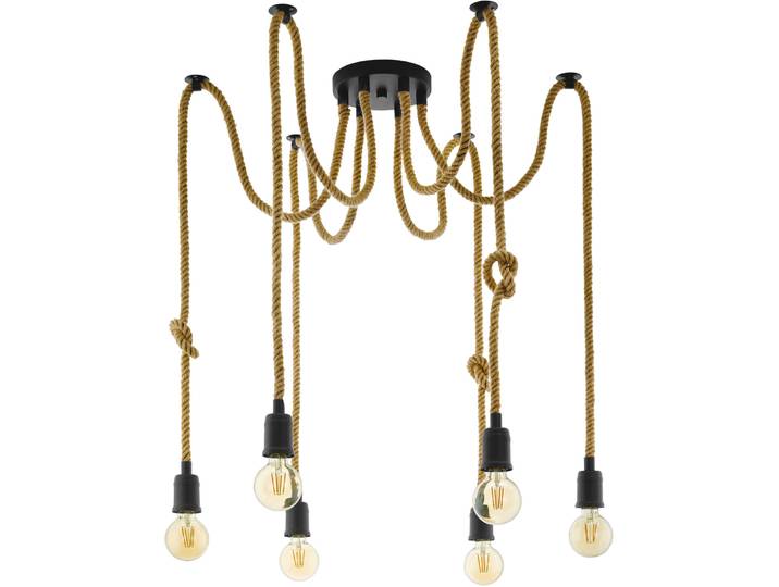 Eglo Pendellampe Rampside Schwarz Stahl 159 cm