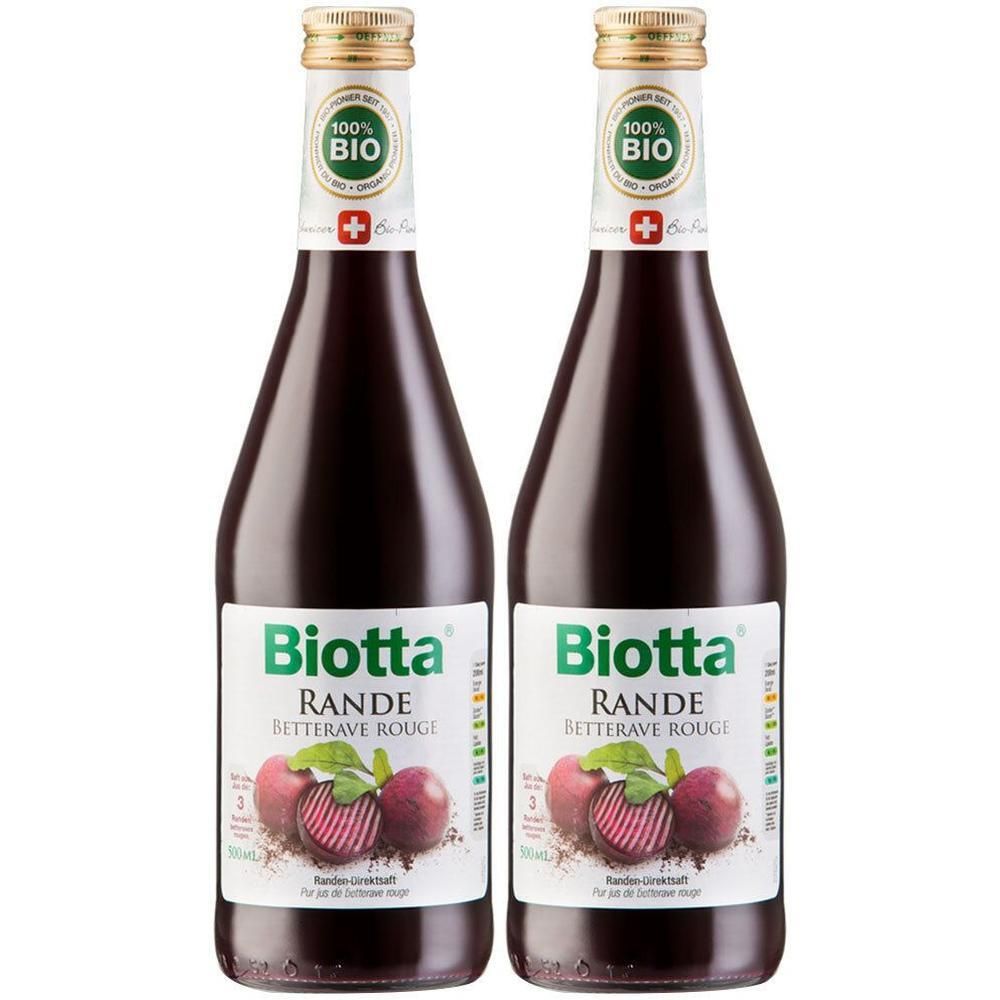 Biotta rote Bete Direktsaft 2x 2x500 ml Saft
