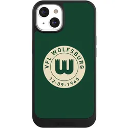 Nivocase Hülle für Apple iPhone 13 Handyhülle NIVOcore Case Schwarz Offizielles Lizenzprodukt VfL Wolfsburg (Apple iPhone 13), Smartphone Hülle, Schwarz