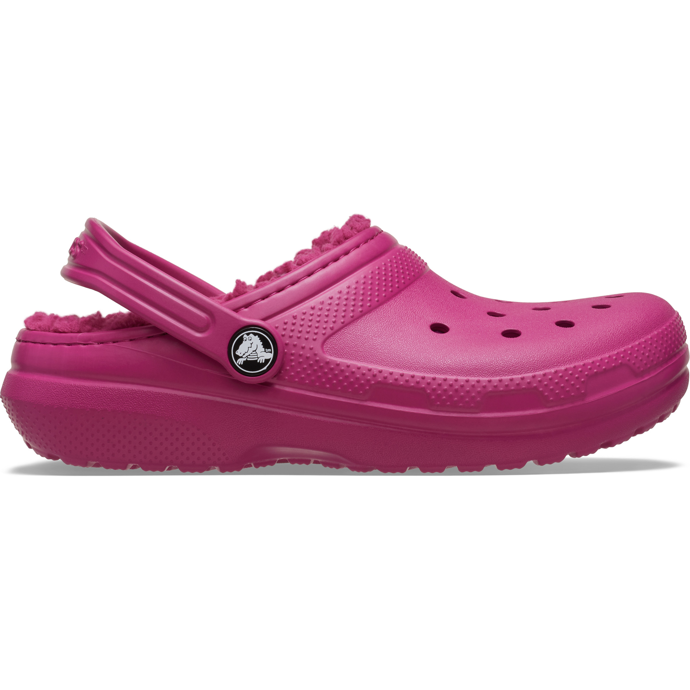 Crocs Classic Lined Clog Sandale Kinder Sandalen pink Größe 30 Lifestyle
