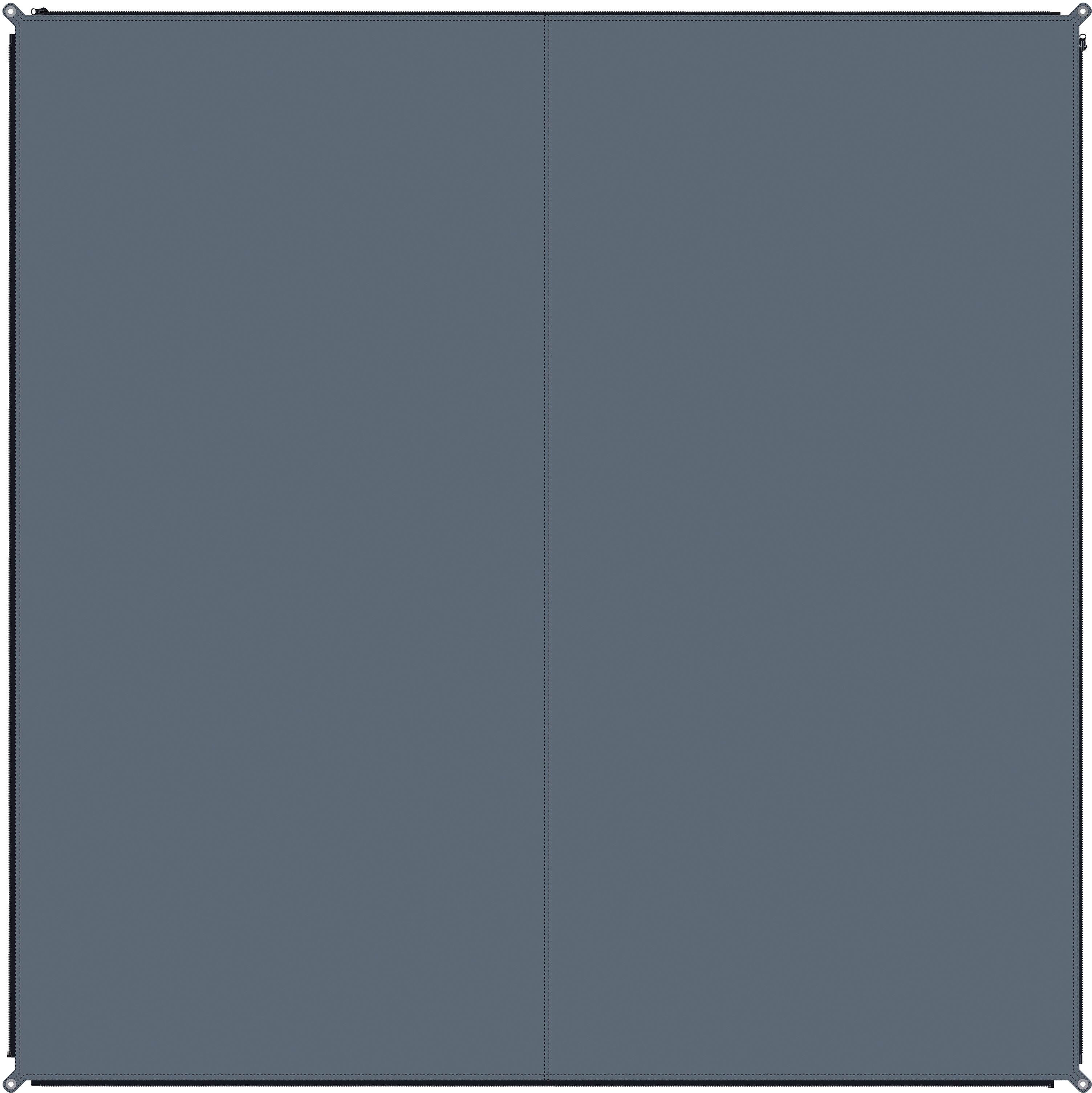 Outdoorteppich BENT "Carpet Plain", grau (steel gray), Teppiche, B : 250cm 1 Stk., 4mm, L: 250cm, Polyester, Outdoorteppich, PFC frei, B:250cm H:4mm L:250cm