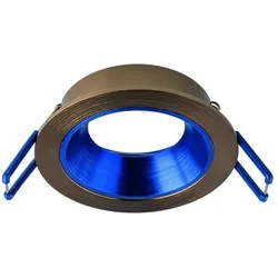 Rutec ALU13218 Einbauring MixMi, schwenkb.,ru, Aluminium grünbronze/dunkelblau