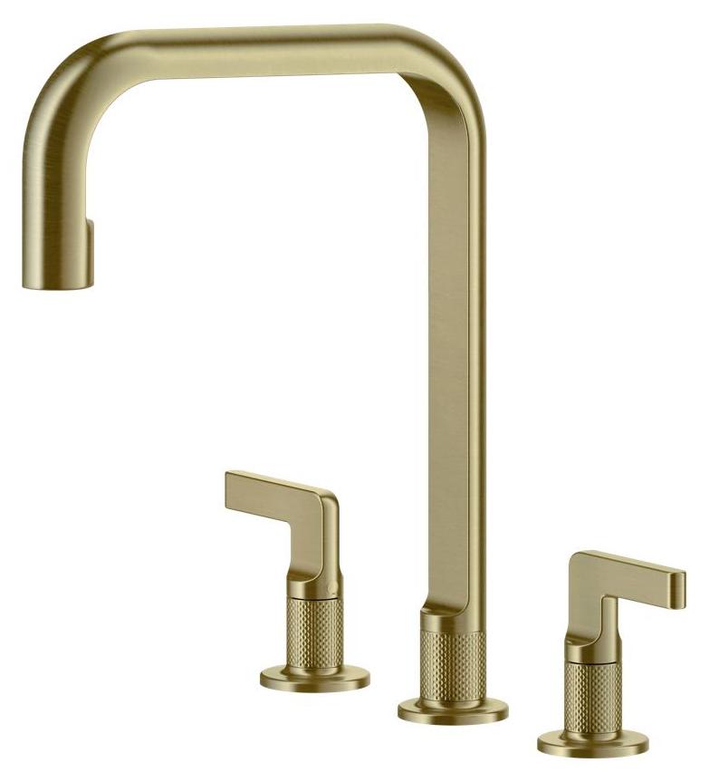 Gessi 58701, Herunterziehen, Messing, Drehventile, Doppel, 3/8", 120°