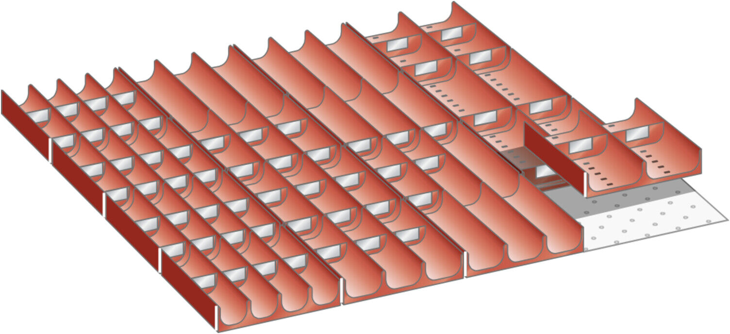Lista Set Mulden 36x36E (BxTxFH) 612x612x50mm (100.319.000)