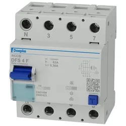 Doepke FI-Schalter DFS4 063-4/0,30-F