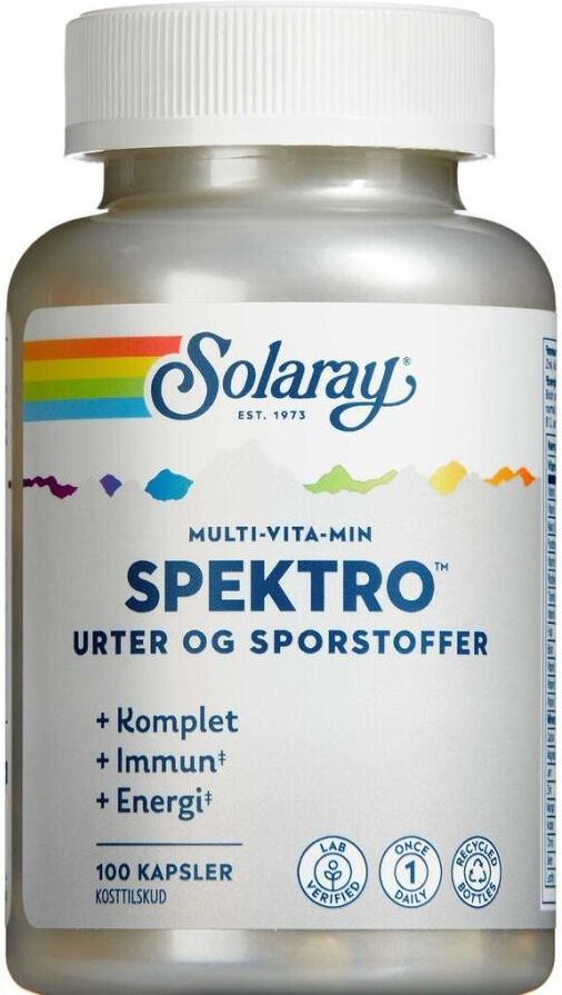 Solaray Spektro multi-vitamin Kosttilskud 100 stk
