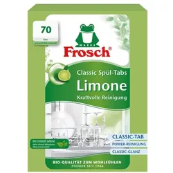 Frosch 70er-Pack Spülmaschinen-Tabs »Limone« weiß
