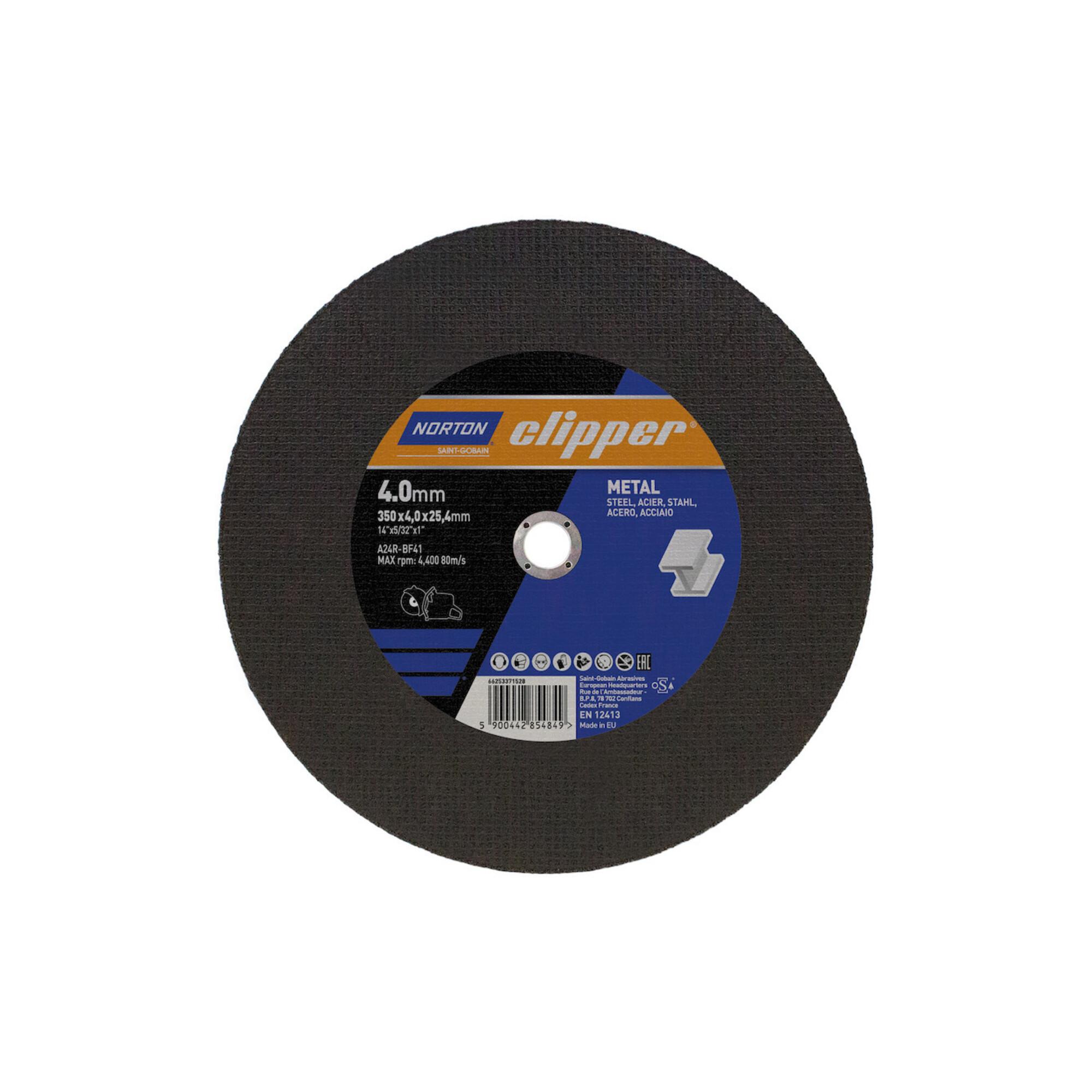 CLIPPER Trennscheibe Metall A24R-350x4.0x25.4mm ; Saint-Gobain (66253371528)