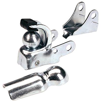 Anhängerkupplung PROPHETE "Fahrrad Anhängerkupplung", silber (silberfarben), Anhängevorrichtungen, B/H/L: 14cm, Aluminium, L:14cm