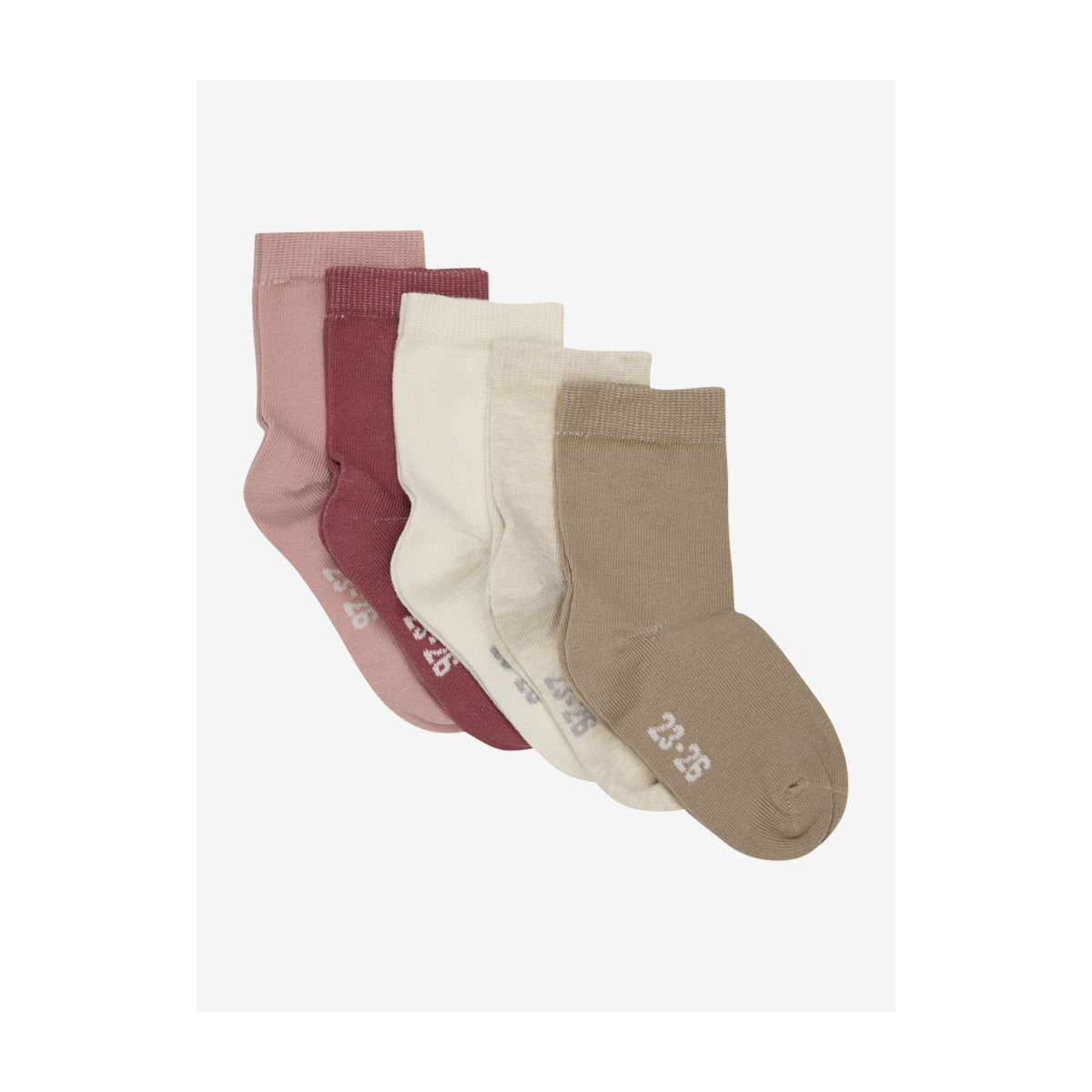 Minymo Ankle Sock - Multi (5-pack) rose cloud (5270) 27\30 5247-5270-27\30