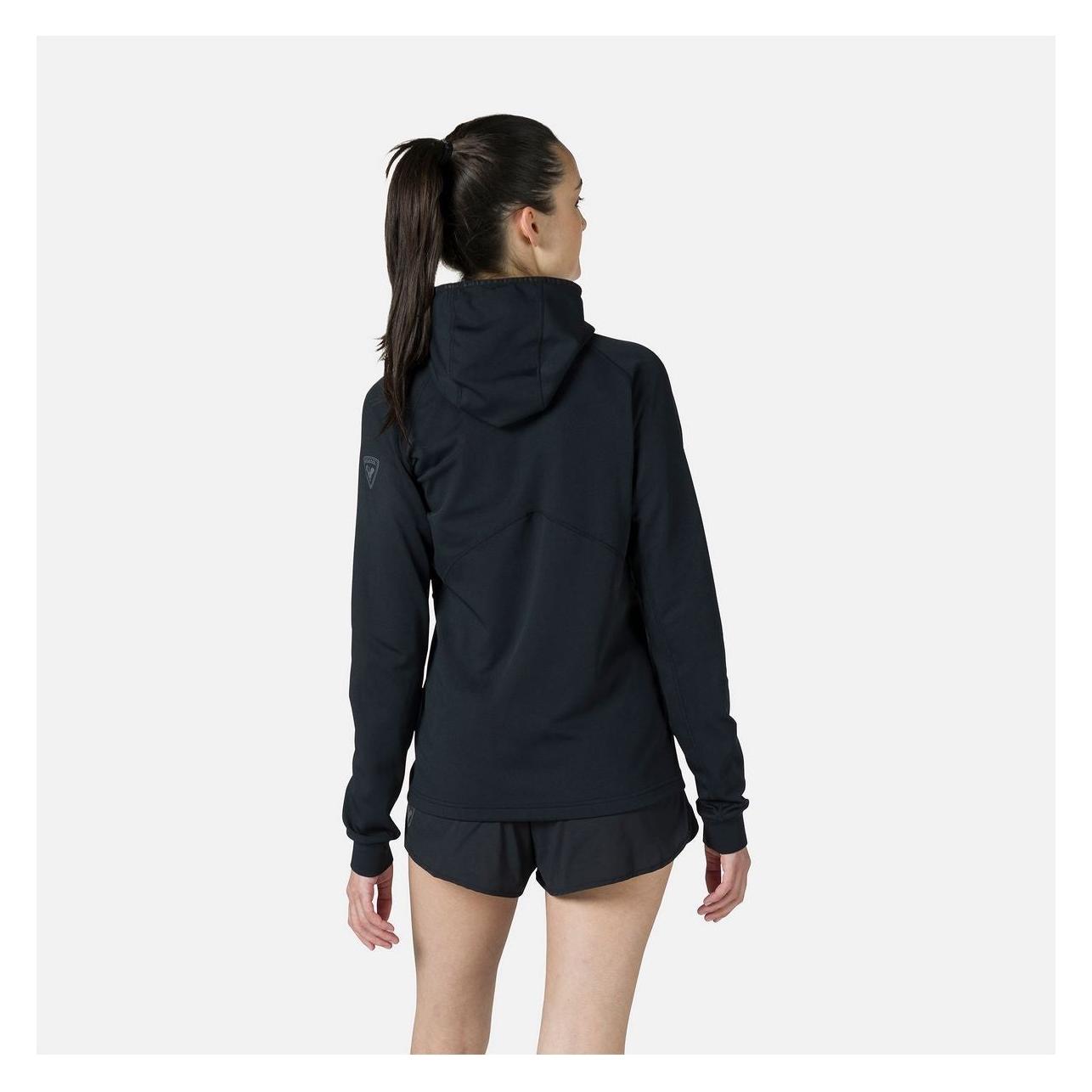 Rossignol Hoodie Damen Mid Layer Thin Full-Zip - black (XS) (RLMWL34-200)