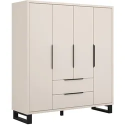 KLEIDERSCHRANK 4 Türen Eden Kaschmir