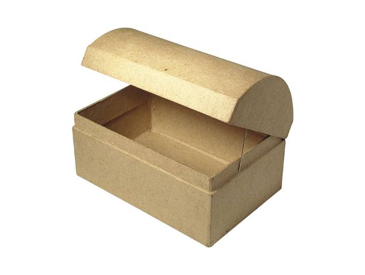 Rayher Pappmaché Box Truhe FSC Recycled 12 × 8 × 7.5 cm