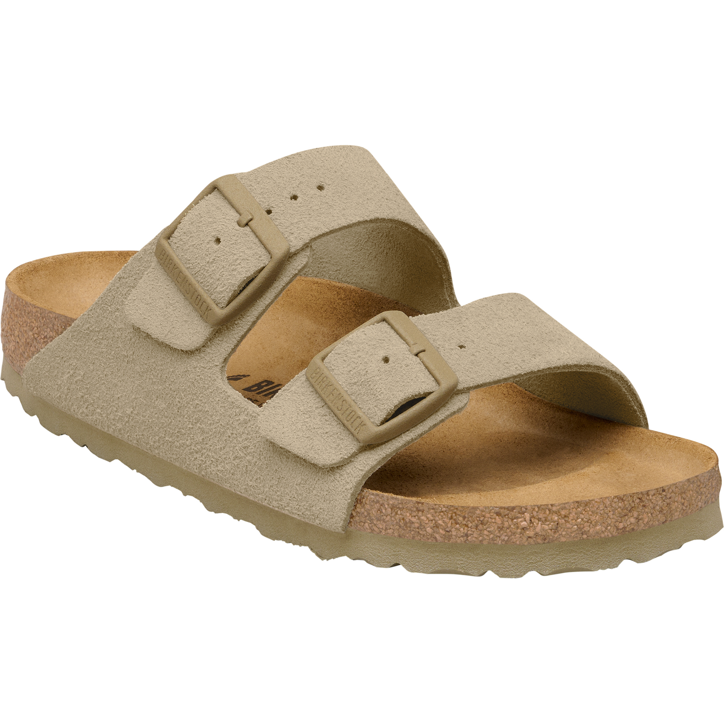 Birkenstock Arizona Suede Leather Narrow Sandalen Sandalen braun Größe 39 Lifestyle