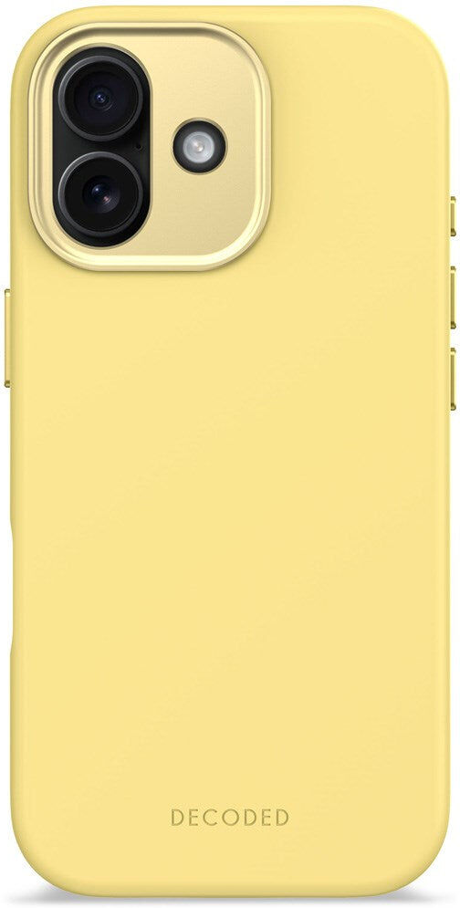 iPhone 17 - Decoded Silikone Cover - MagSafe Kompatibel - Yuma Yellow
