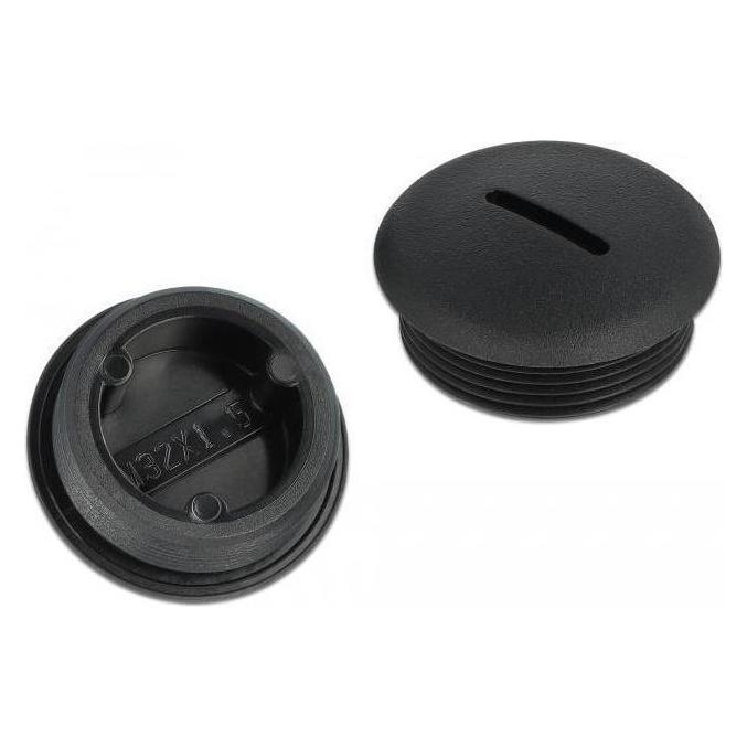 Delock Verschlussstopfen - Schwarz (Packung (60233)